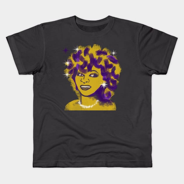 Star women tina Kids T-Shirt by Ganna_Panna